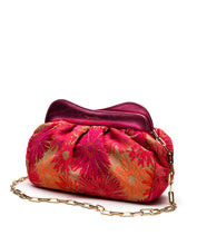Load image into Gallery viewer, Lisbon Large Clutch Jacquard Fucsia
