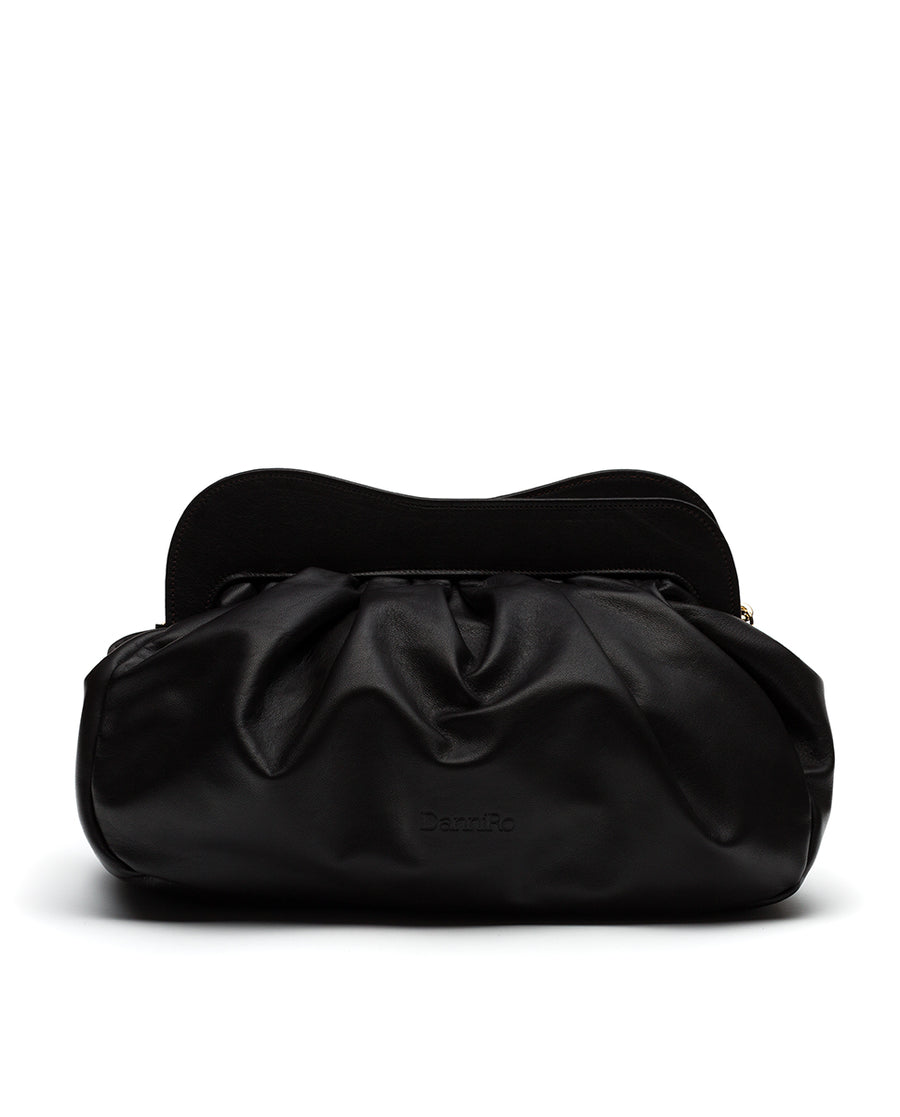 Lisbon Large Clutch - Black