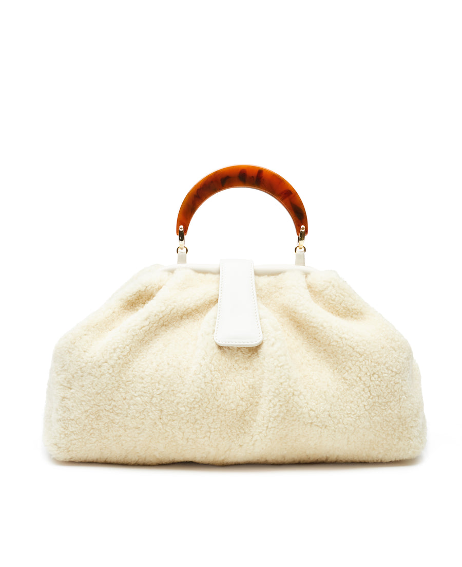 Niza Clutch - Bone