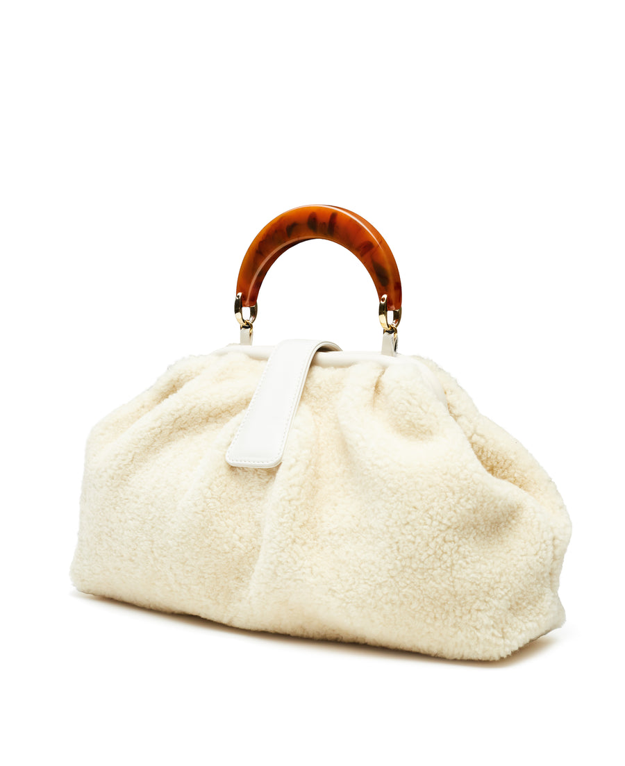 Niza Clutch - Bone