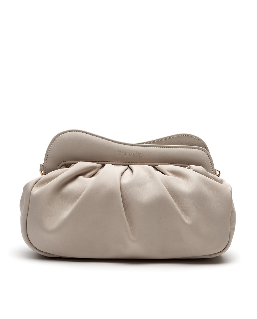 Lisbon Large Clutch - Ivory