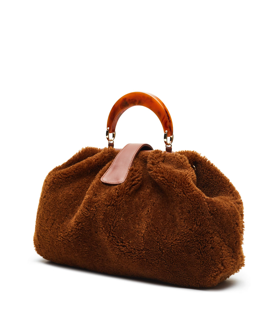 Niza Clutch - Teddy Brown