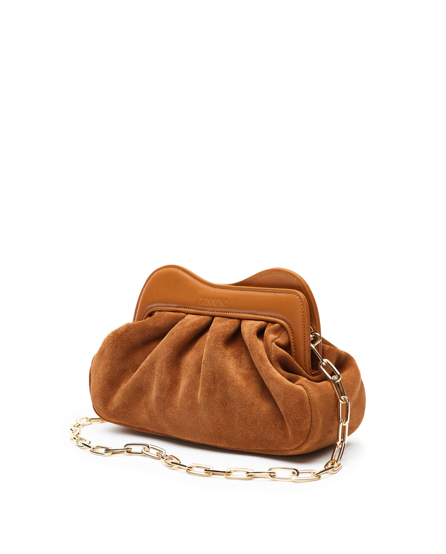 Lisbon Baby Clutch Suede - Camel