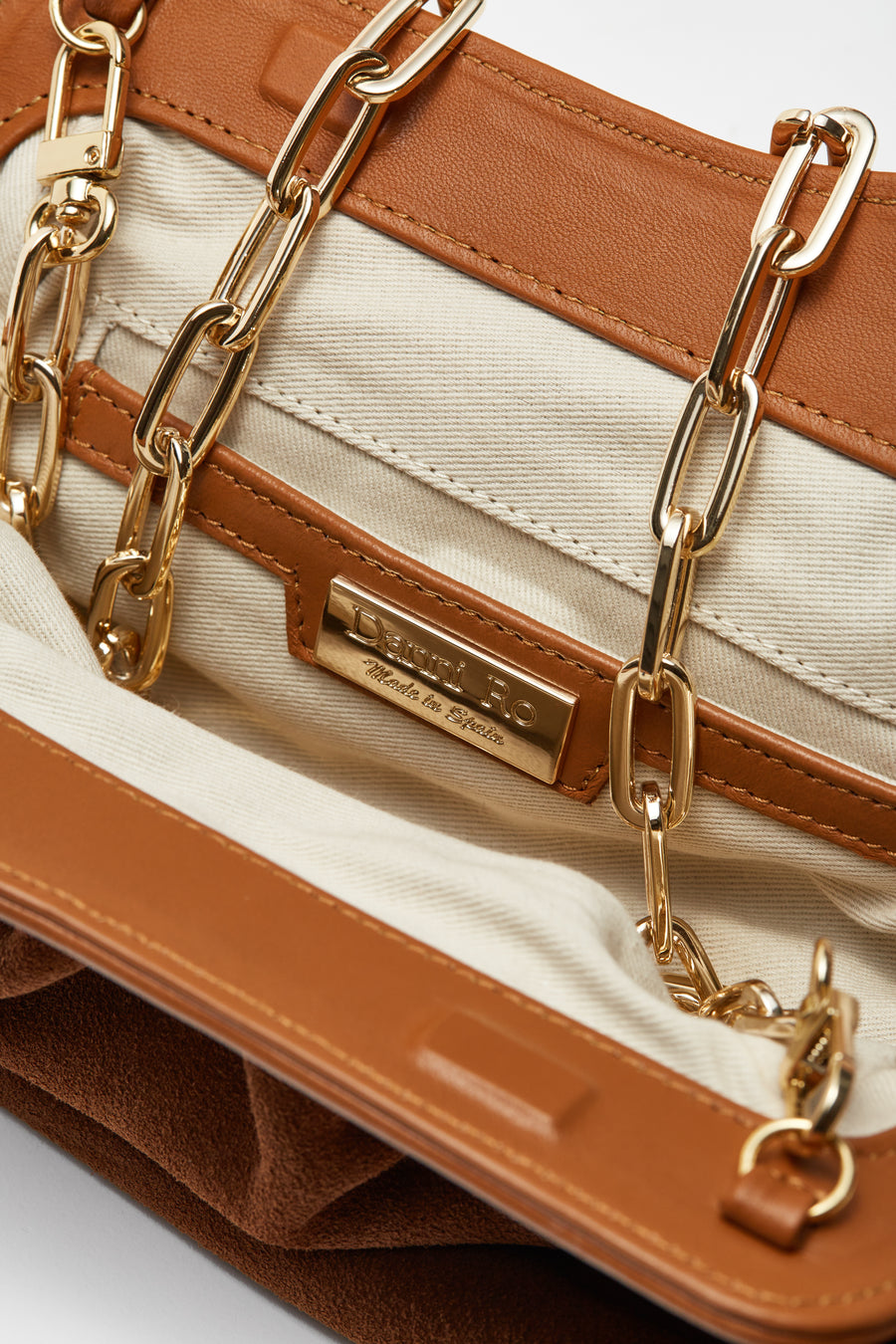 Lisbon Baby Clutch Suede - Camel