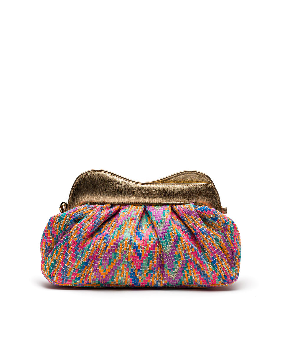 Load image into Gallery viewer, Lisbon Baby Clutch Jacquard Zig-Zag

