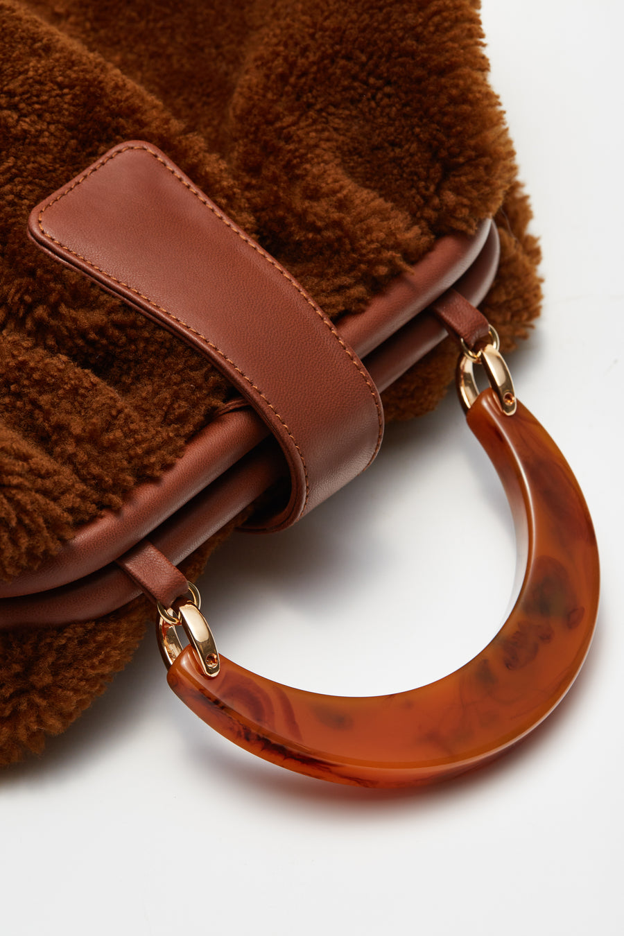 Niza Clutch - Teddy Brown