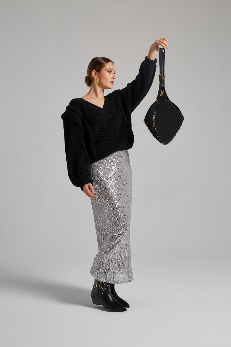 Virginia Rhombus Bag - Black