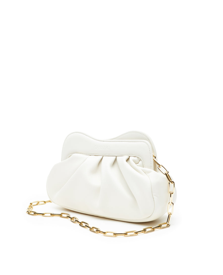 Lisbon Baby Clutch - White