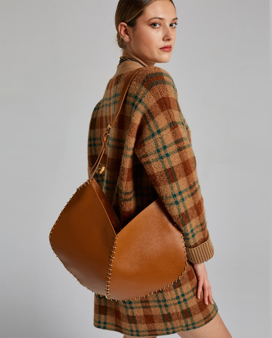 Virginia Rhombus Bag - Camel