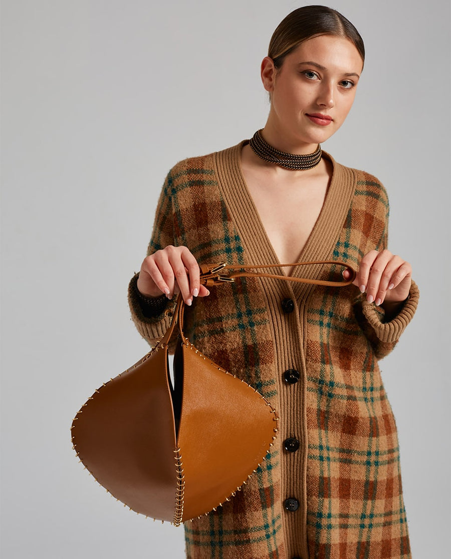 Virginia Rhombus Bag - Camel