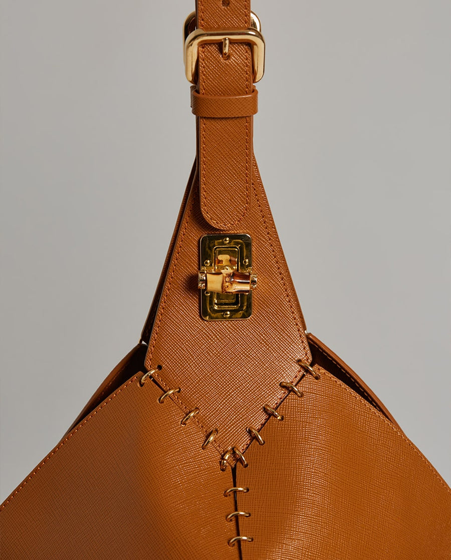 Virginia Rhombus Bag - Camel