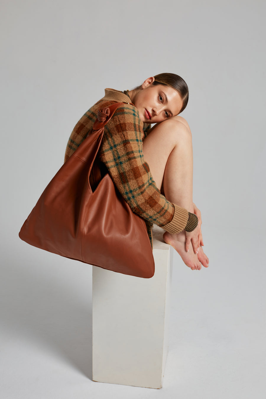 Joy Bag Leather - Brandy