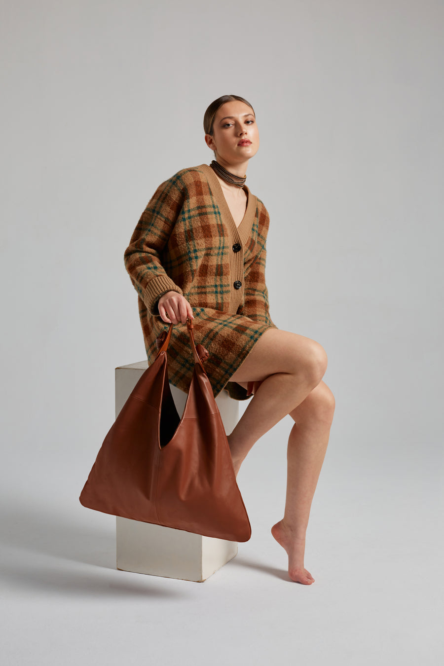 Joy Bag Leather - Brandy