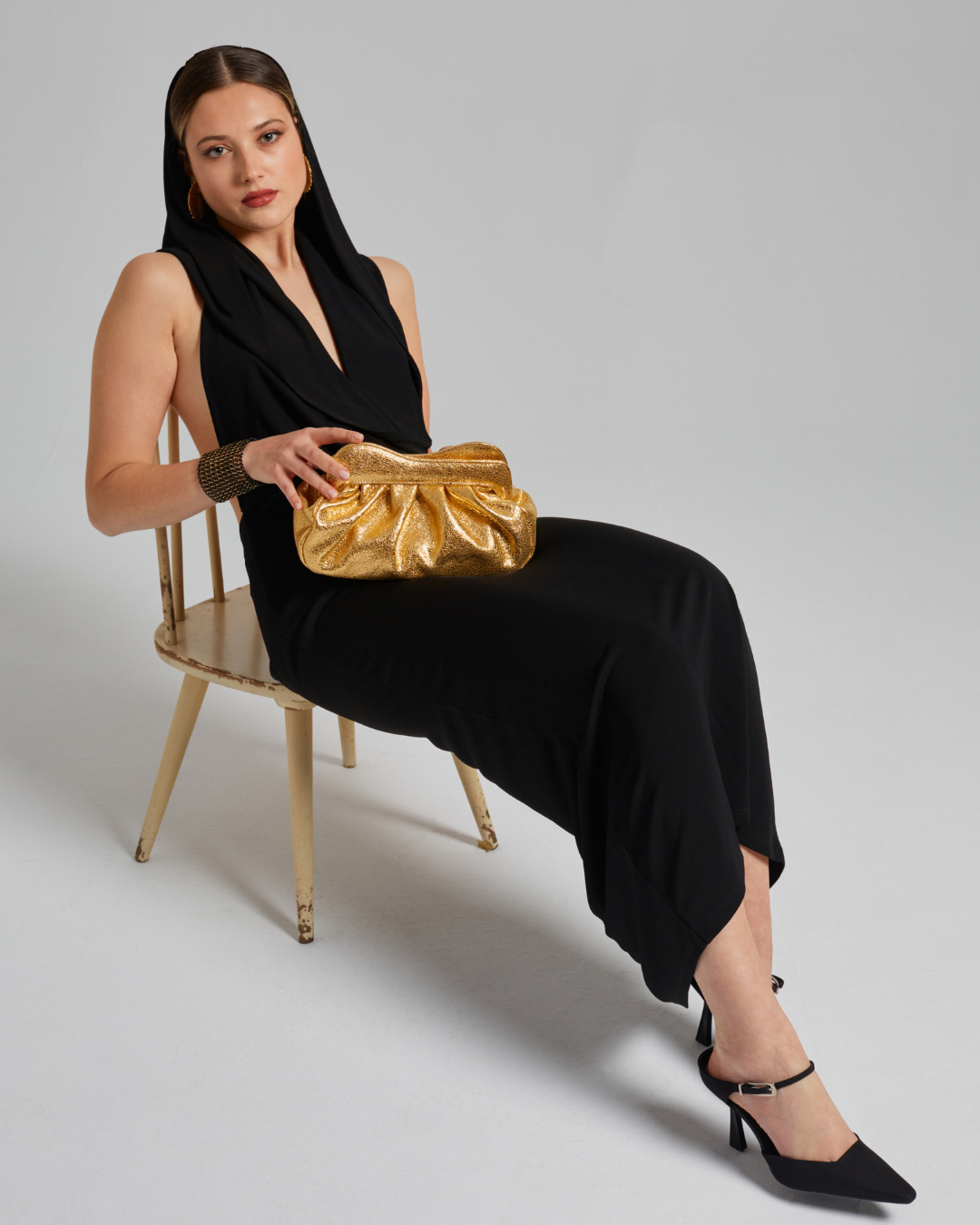 Cargar imagen en el visor de la galería, Lisbon Baby Clutch - Gold
