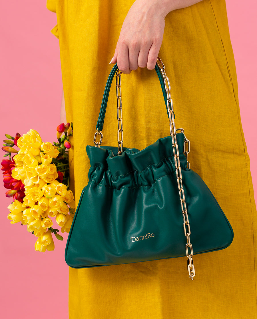 Manhattan Bag - Emerald green