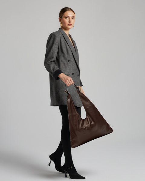 Joy Bag Baby Leather - Chocolate Brown