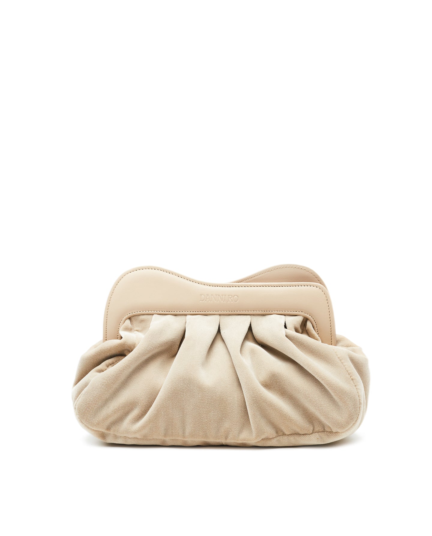 Lisbon Baby Clutch Velvet - Nude
