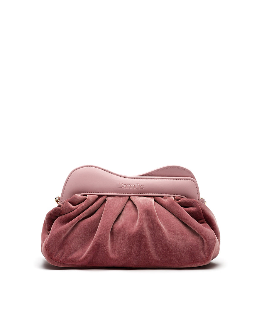 Lisbon Baby Clutch Velvet - Pink