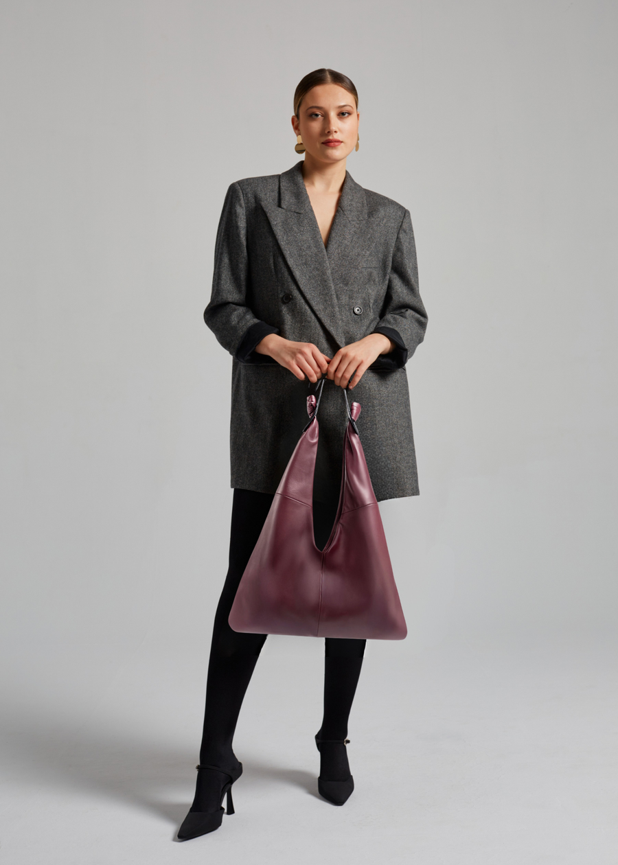 Joy Bag Baby Leather - Bordeaux