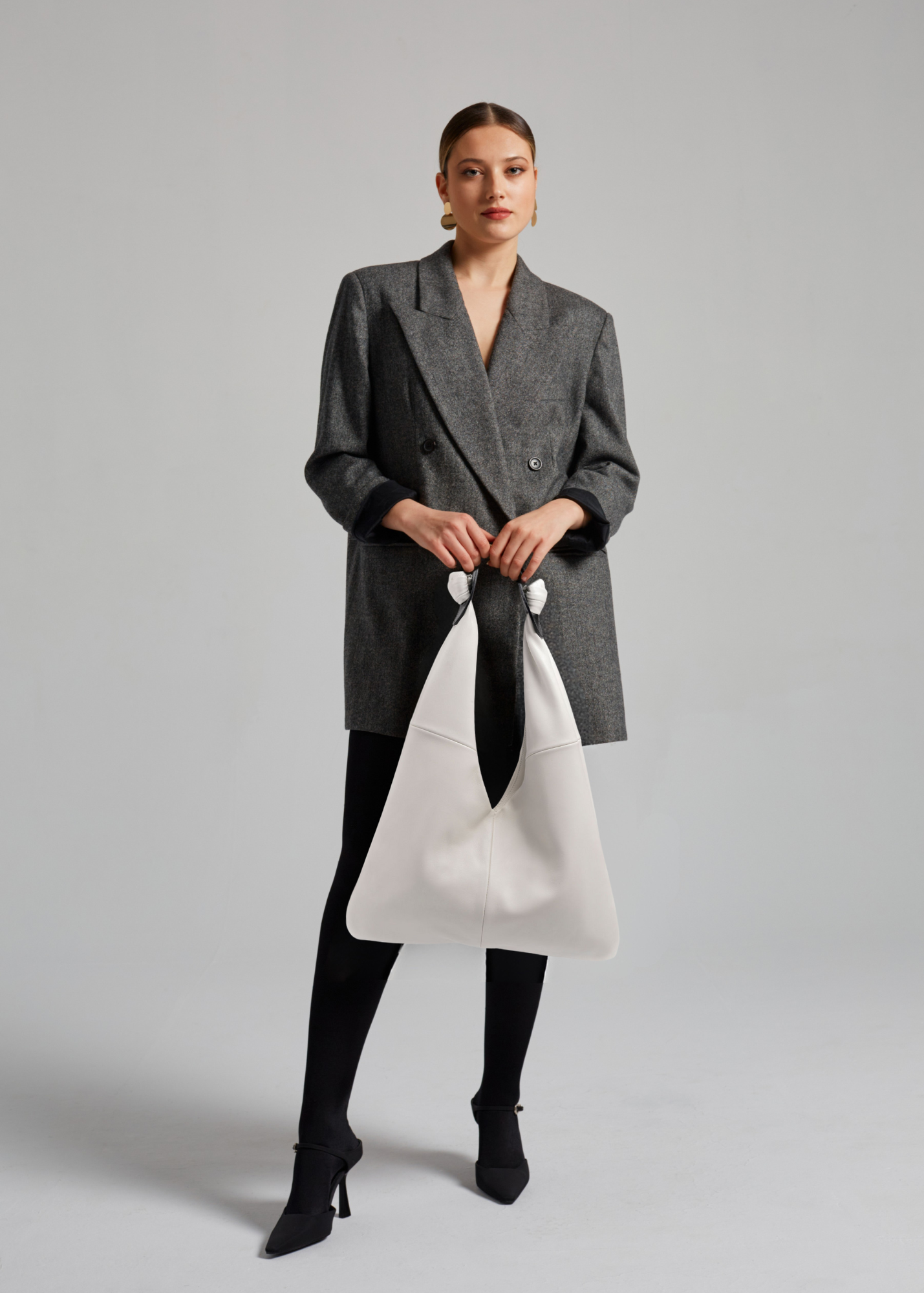 Load image into Gallery viewer, Joy Bag Baby Leather - White
