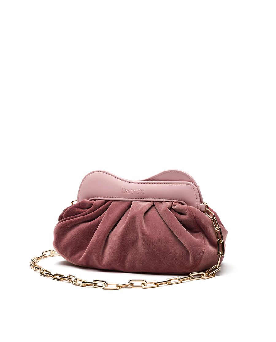 Lisbon Baby Clutch Velvet - Pink