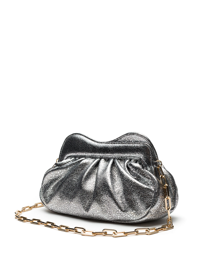 Lisbon Baby Clutch - Silver
