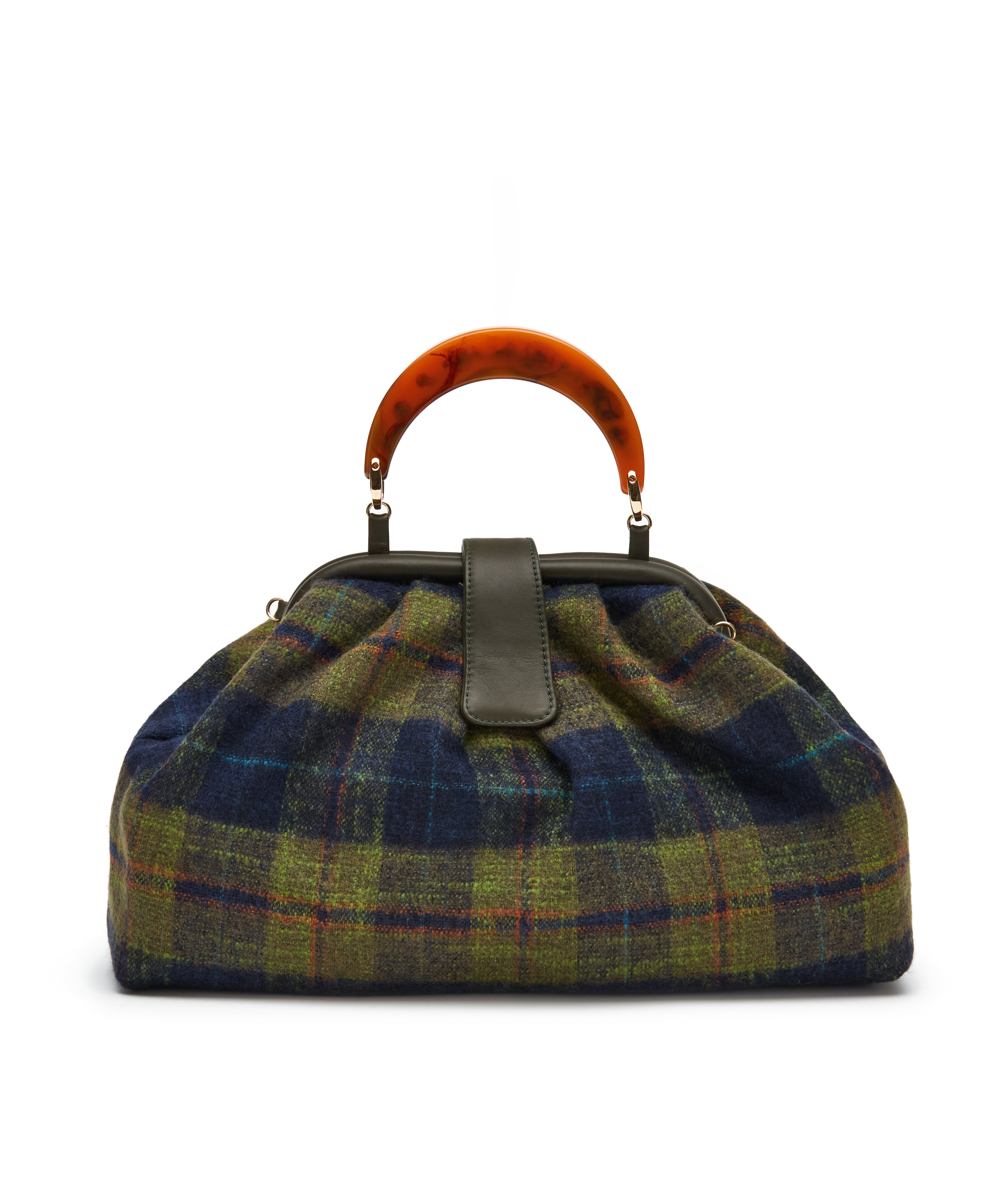 Load image into Gallery viewer, Niza Clutch - Plaid Fabric
