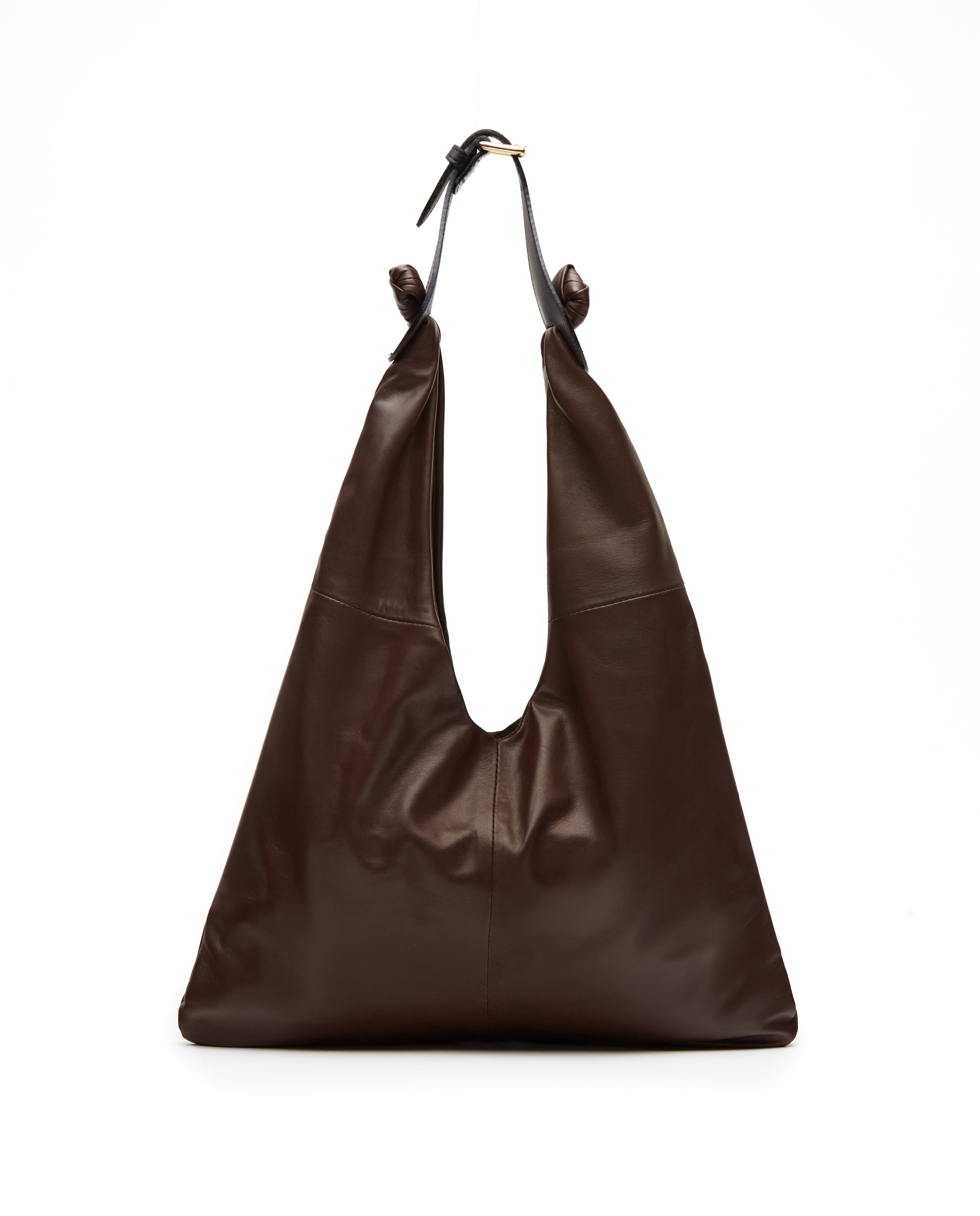 Cargar imagen en el visor de la galería, Joy Bag Baby Leather - Chocolate Brown
