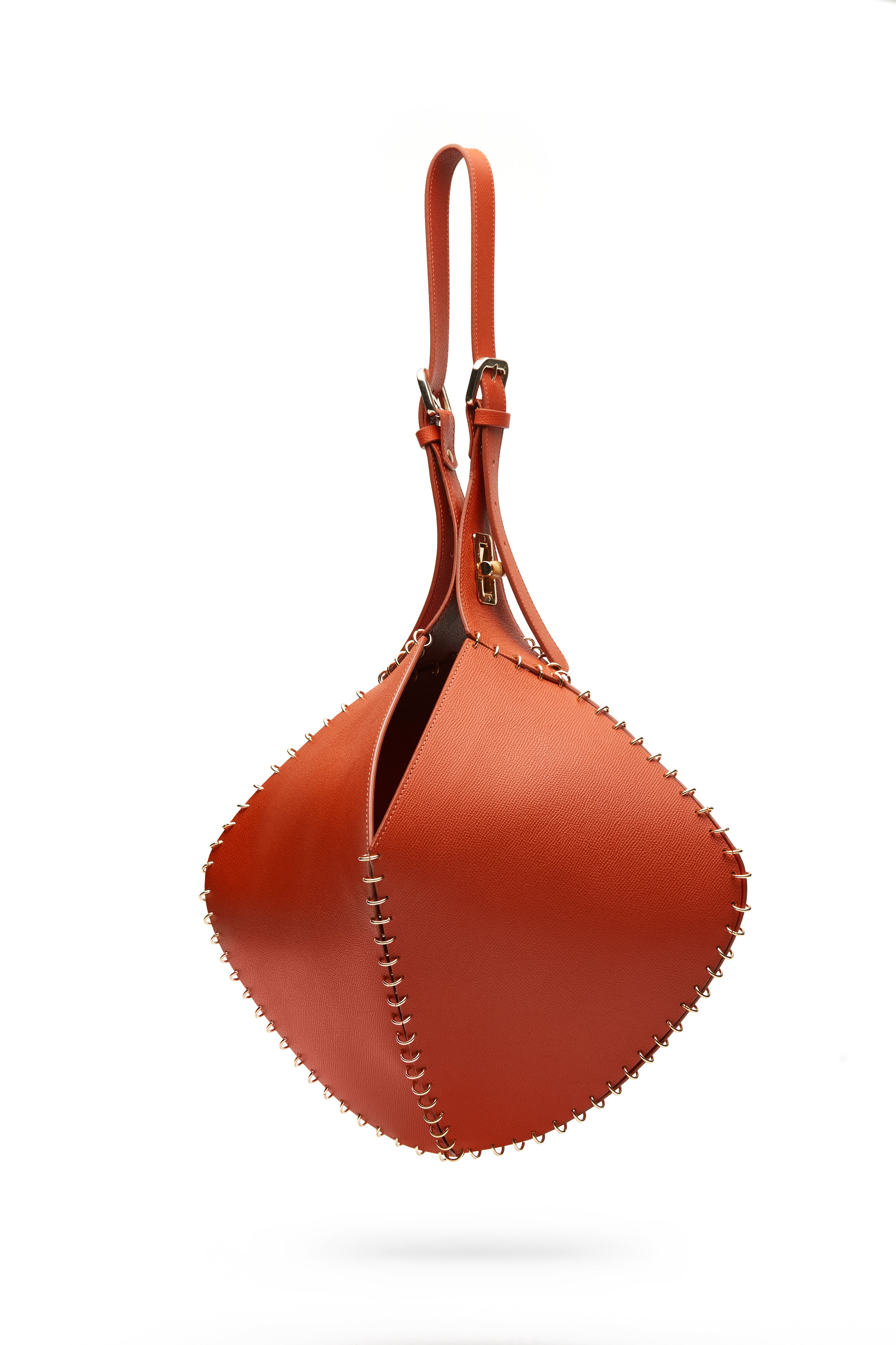 Load image into Gallery viewer, Virginia Rhombus Bag - Orange Brick
