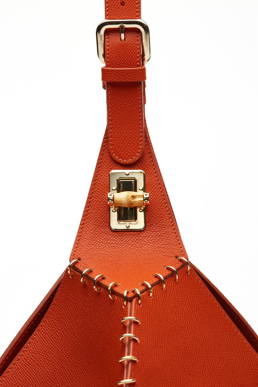 Virginia Rhombus Bag - Orange Brick