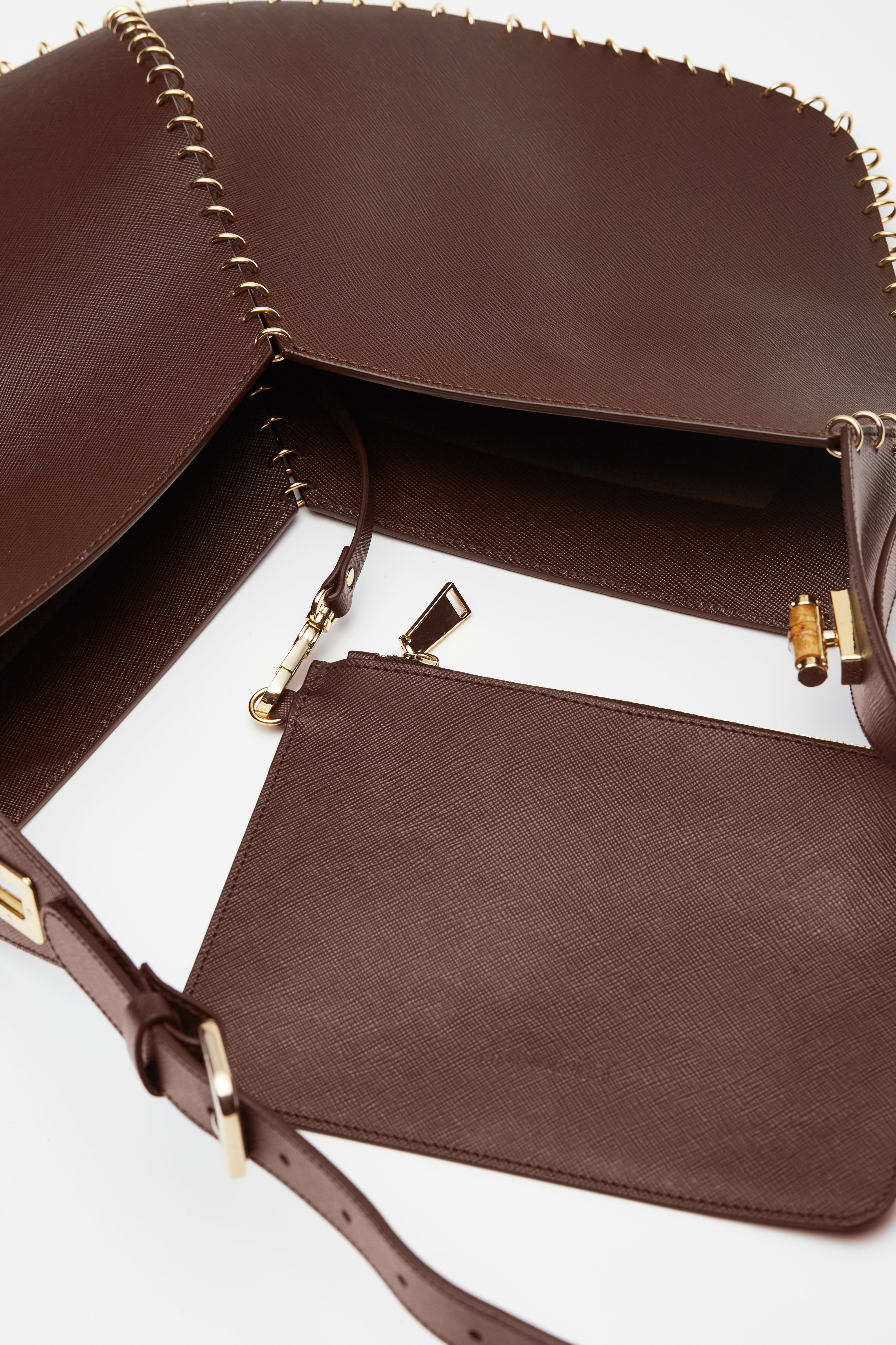 Load image into Gallery viewer, Virginia Rhombus Bag - Brown
