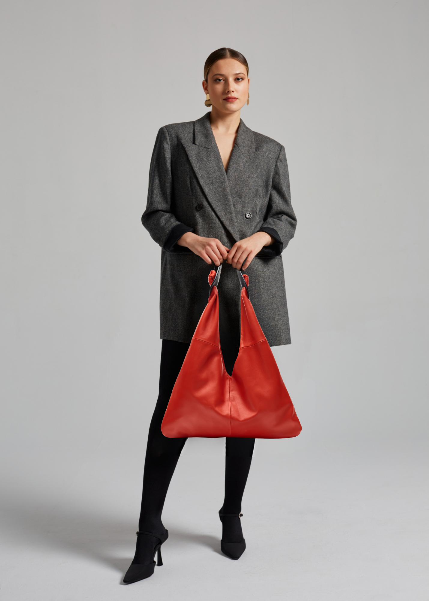 Load image into Gallery viewer, Joy Bag Leather Baby - Orange Brick
