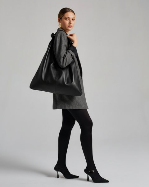 Joy Bag Leather - Black