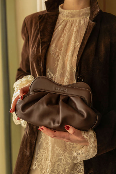 Lisbon Baby Clutch - Chocolate Brown
