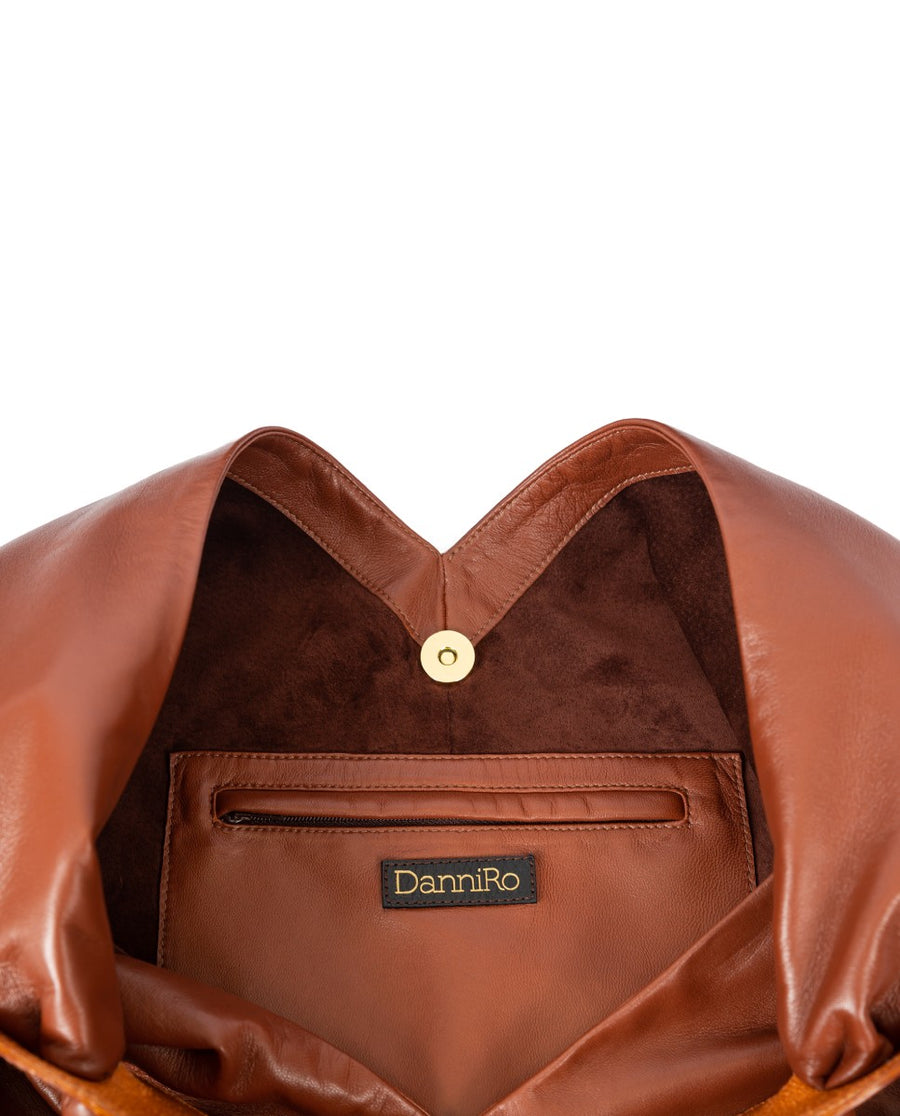 Joy Bag Leather - Brandy