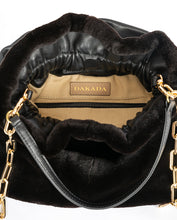Cargar imagen en el visor de la galería, Manhattan Bag Visón despinzado negro completo
