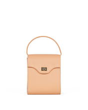 Load image into Gallery viewer, Tokyo Bag Cowhide Leather - Two-tone Nude Pink and Black
