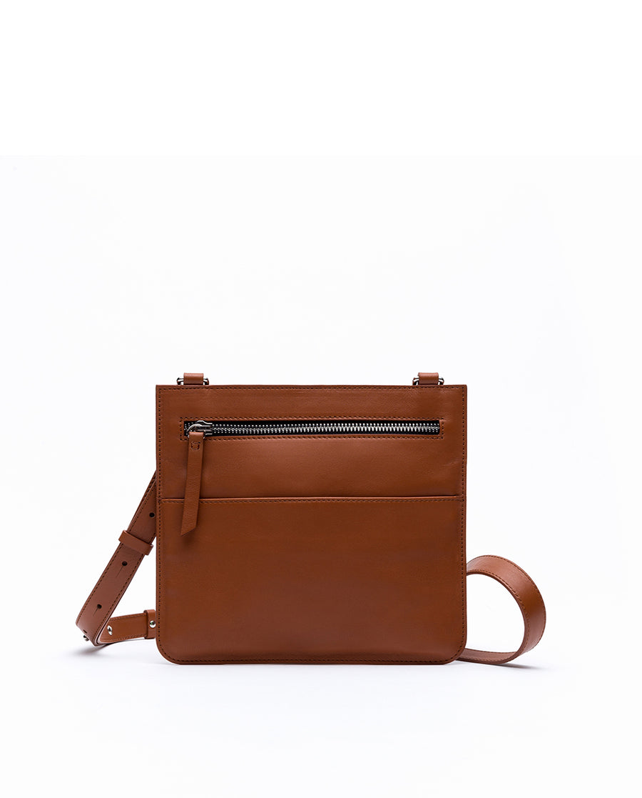 Bolso Bandolera Crossbody Camel