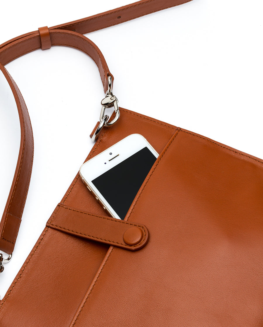Bolso Bandolera Crossbody Camel