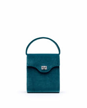 Load image into Gallery viewer, Tokyo Bag - Aqua-Turquoise Velvet
