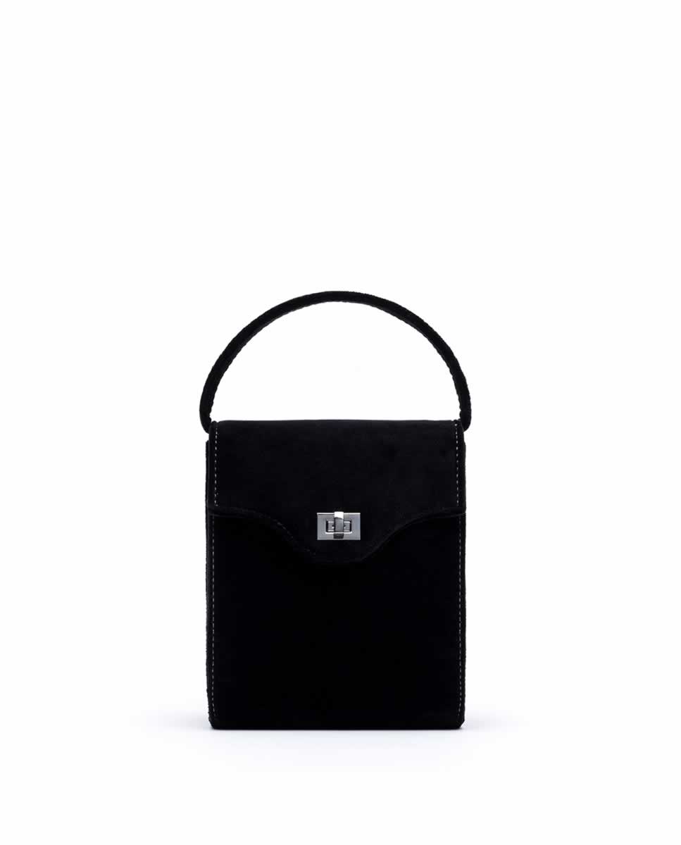 Tokyo Bag Terciopelo Negro