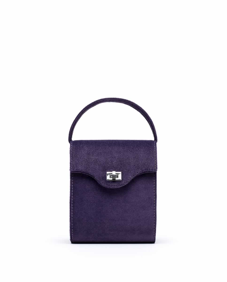 Load image into Gallery viewer, Tokyo Bag -Purple Velvet
