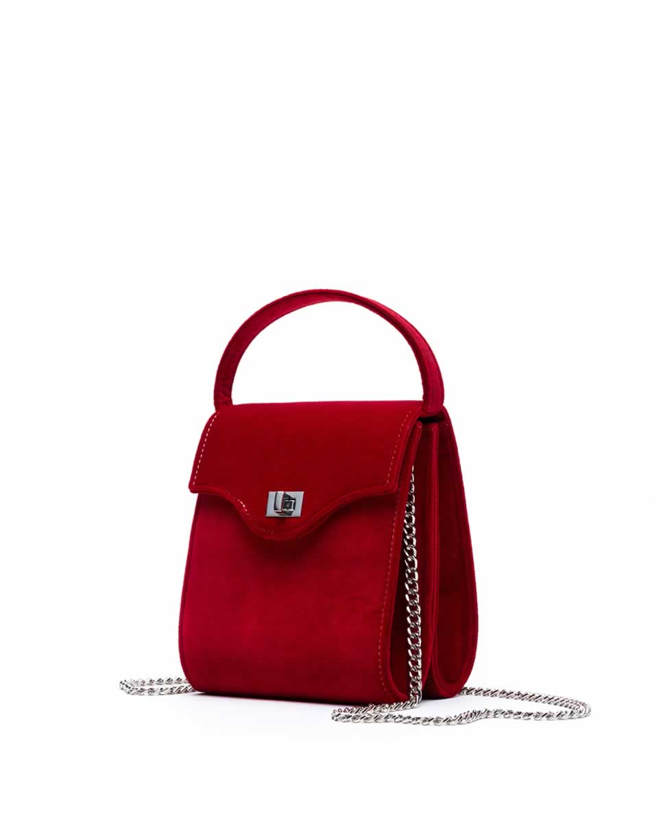 Load image into Gallery viewer, Tokyo Bag Velvet - Red
