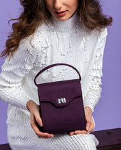Load image into Gallery viewer, Tokyo Bag Tejido Morado
