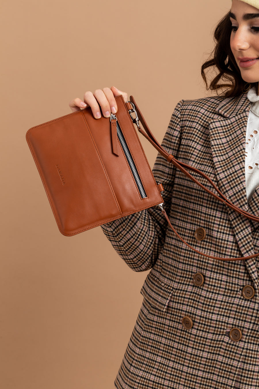 Bolso Bandolera Crossbody Camel
