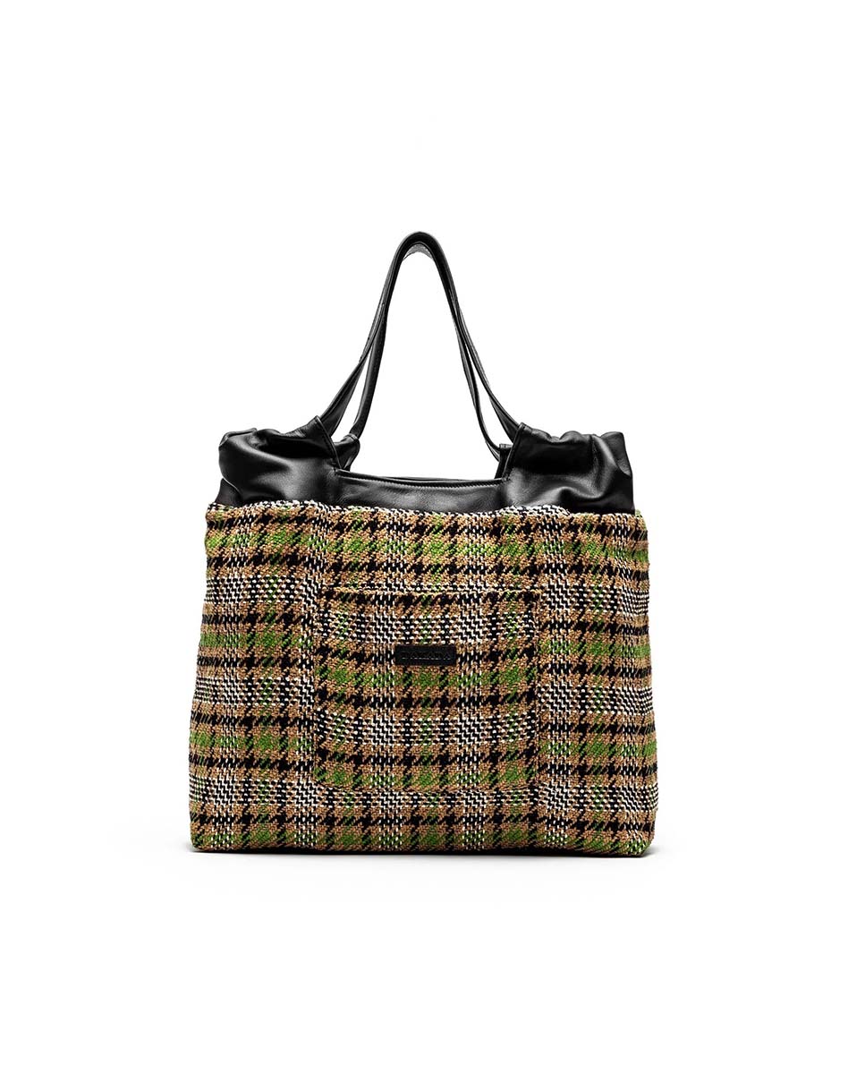 Load image into Gallery viewer, Green Wool Boby Bag
