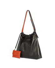 Load image into Gallery viewer, October Bag Black Contrast Orange
