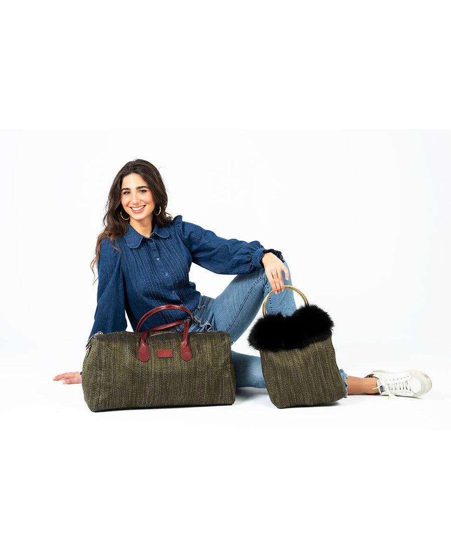 Weekend Bag Verde Lana