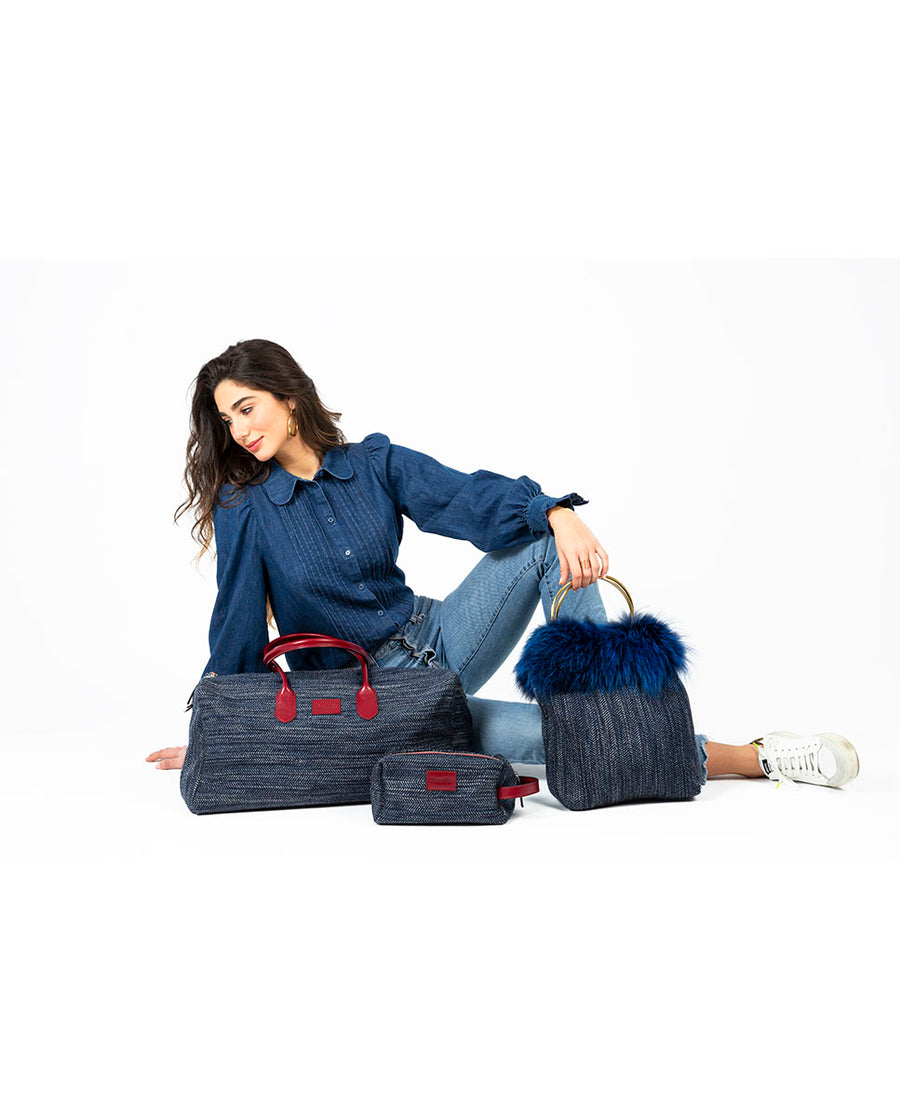 Weekend Bag Azul Lana